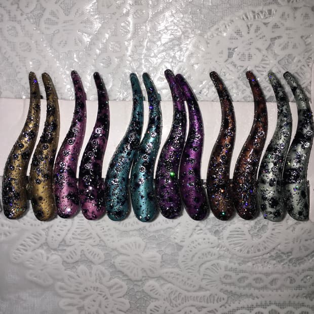 파리 수입 네일모양 핀