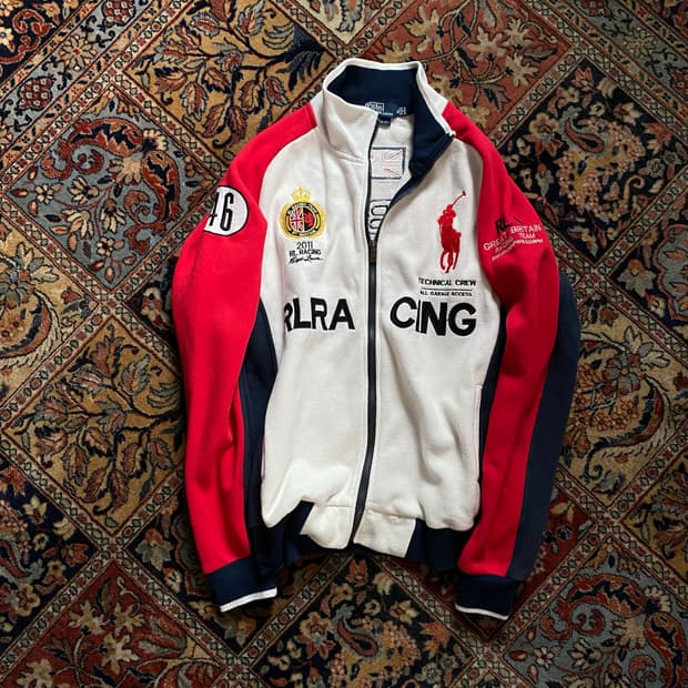 🌊POLO Big-pony RL1 GBR zip-up jacekt