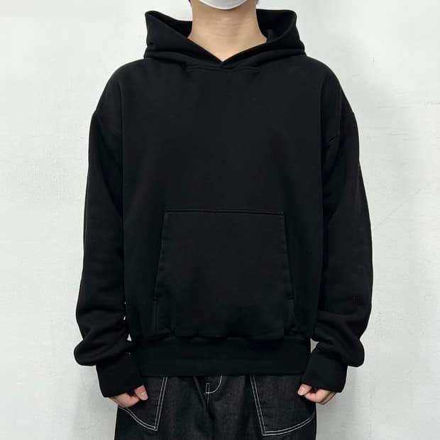 YEEZY 이지 갭 더블 레이어 후드 블랙