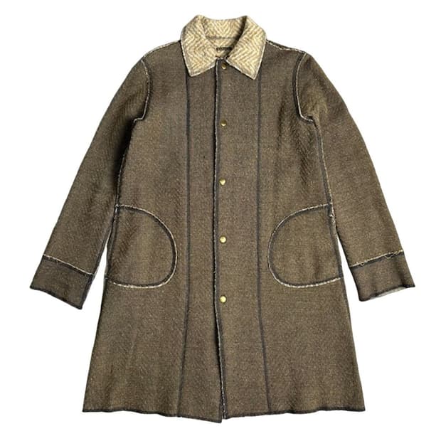 캐피탈 레이디스 올리브 롱코트