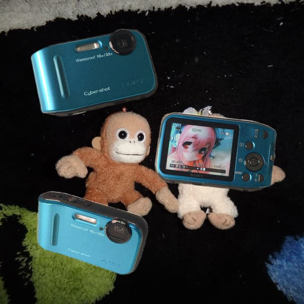 [희소템]소니 SONY Cyber-shot DSC-TF1 블루 빈티지디카