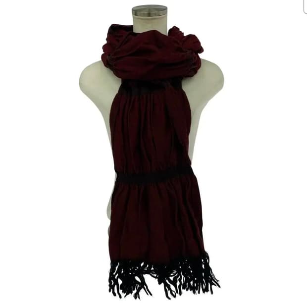 요지 야마모토 느와르 울 스톨 머플러