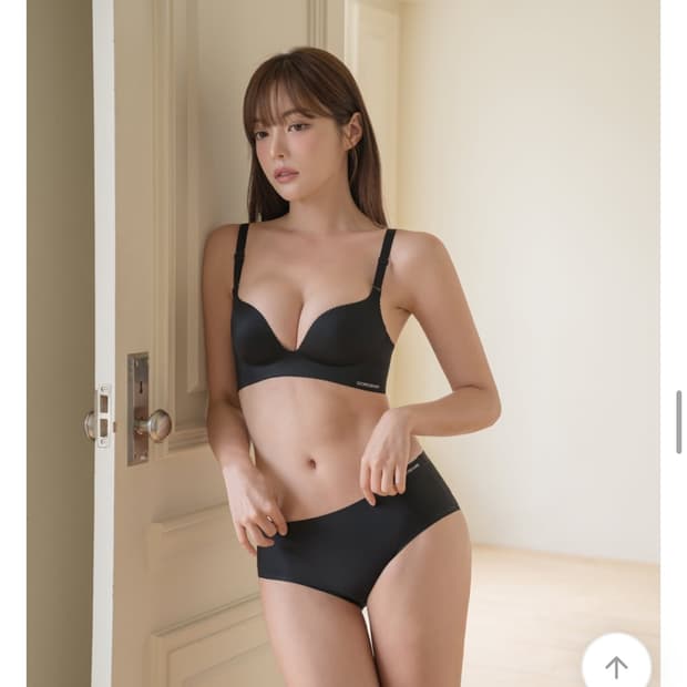 리뉴얼 버전 도로시와 볼륨메이커 브라 단품 푸쉬업브라 블랙 70A