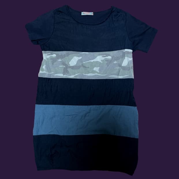 [Beams Heart Block Dress]
