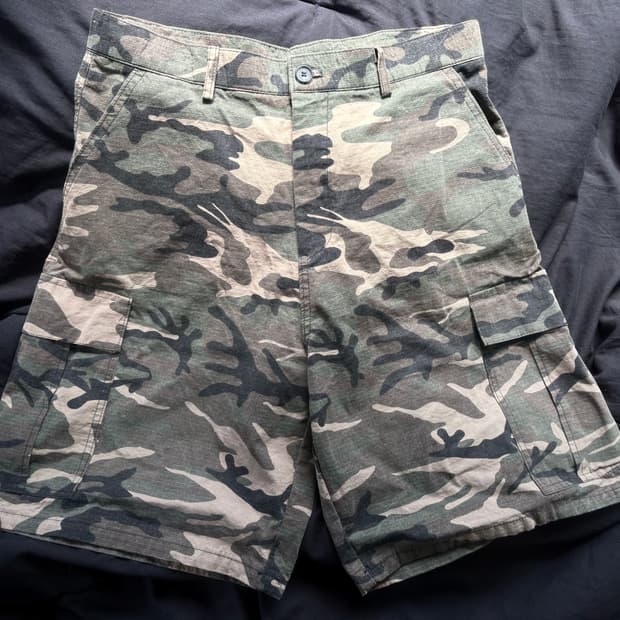카모 카고 버뮤다 팬츠