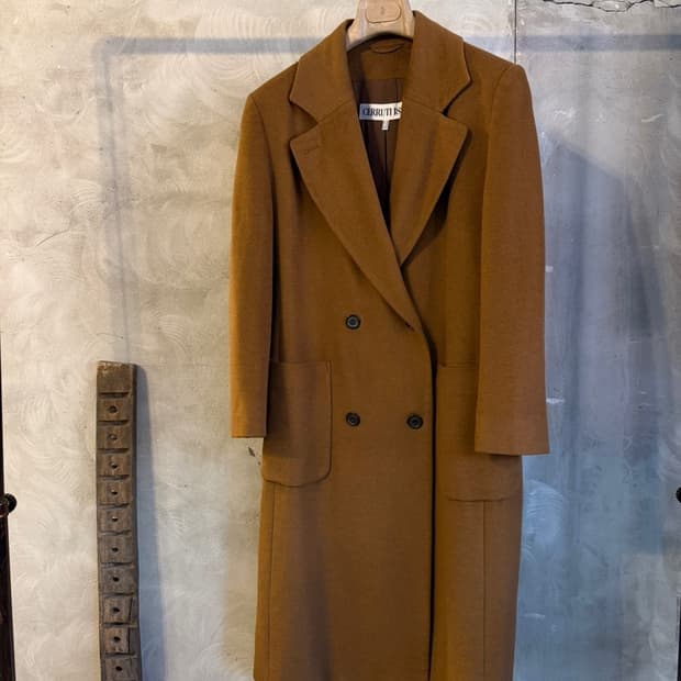세루띠 캐시미어 더블 브레스티드 코트 66~77
