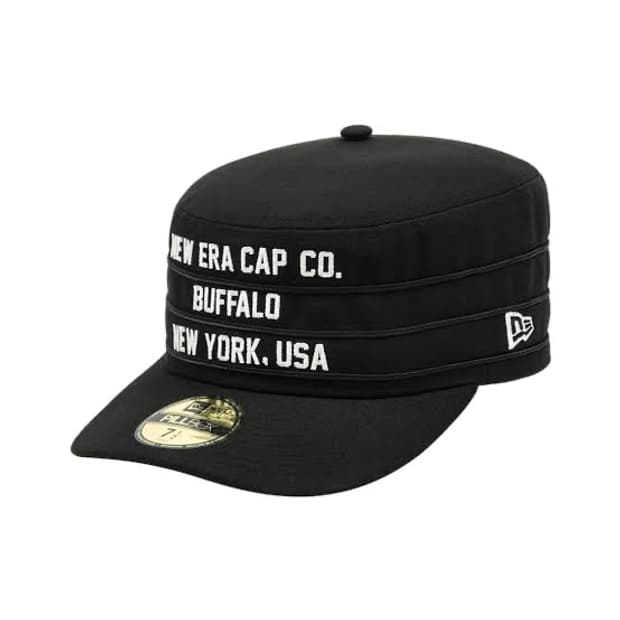 뉴에라 프리 커브드 필박스 피티드캡 블랙