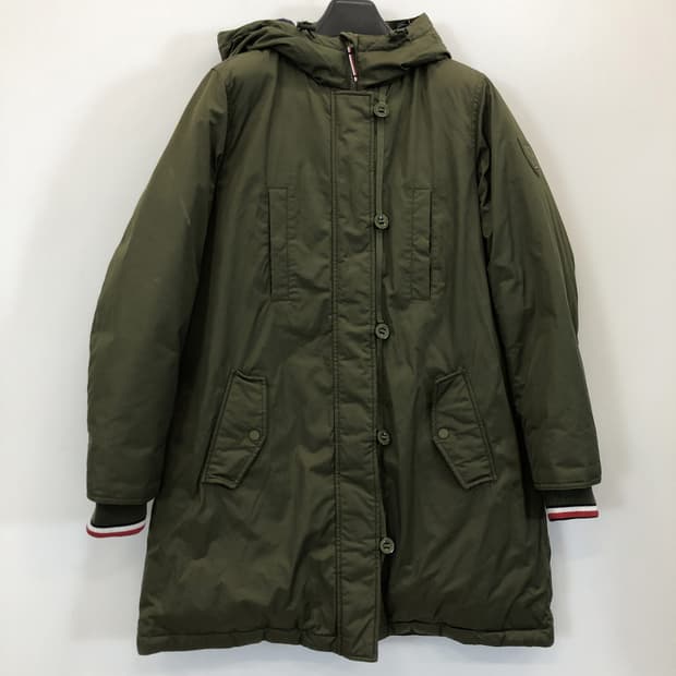 타미힐피거 야상 파카 L 올리브