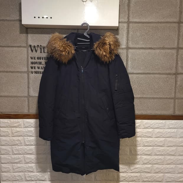 비이커 라쿤퍼 패딩코트 100