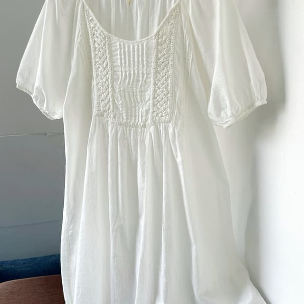 Light cotton design pattern long shirt t