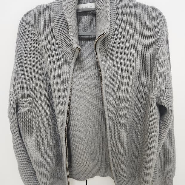 유니온블루 니트집업