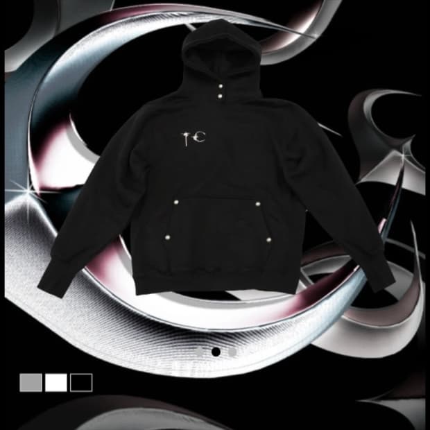 떠그클럽 후드티 3사이즈 블랙