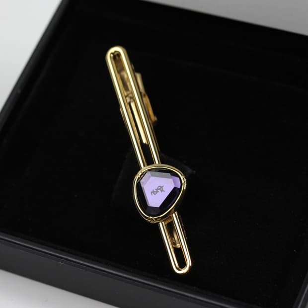 입생로랑 A등급 5.1cm 남자 명품 넥타이핀 빈티지