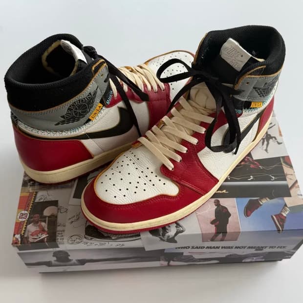 조던 1 x 유니온 레트로 하이 OG 시카고 쉐도우