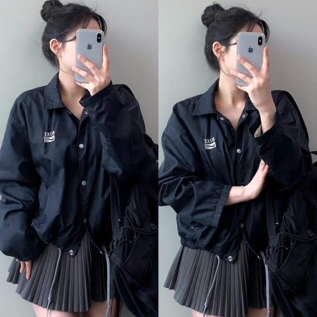 나이키 코치 자켓