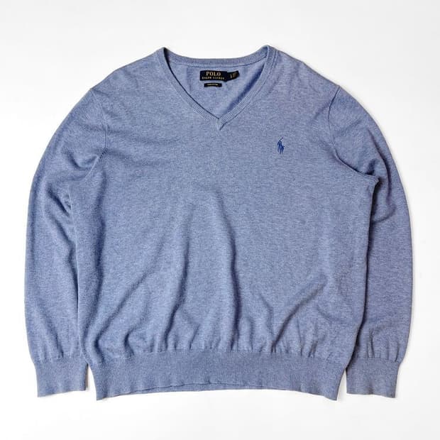 폴로 랄프로렌 피마코튼 베이직 로고 니트 A1381