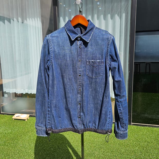 N21 스트링 오버 데님 셔츠 자켓