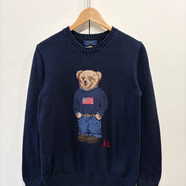 폴로 랄프로렌 보이즈 베어 니트 스웨터