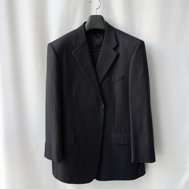 지방시 Monsieur 울 수트 셋업 블랙 42R/36P