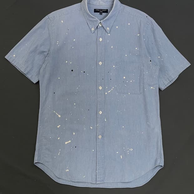 꼼데가르송 옴므 반팔 셔츠 S(90-95)