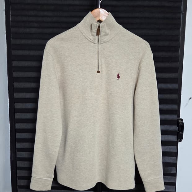 [폴로 랄프로렌] 코튼 하프집업 니트 | 00060