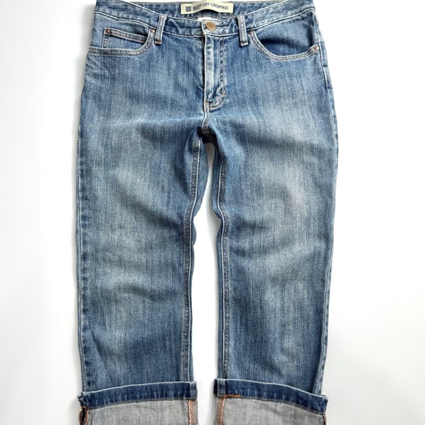 빈티지 GAP 데님 부츠컷 카프리 팬츠