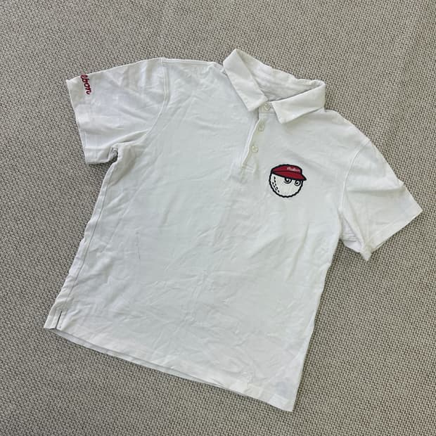 M 말본골프 남성용 반팔 카라 티 0403D