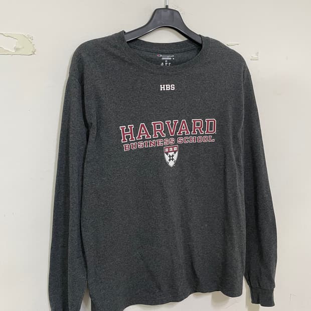 챔피온 하버드 HBS 롱슬리브 티셔츠
