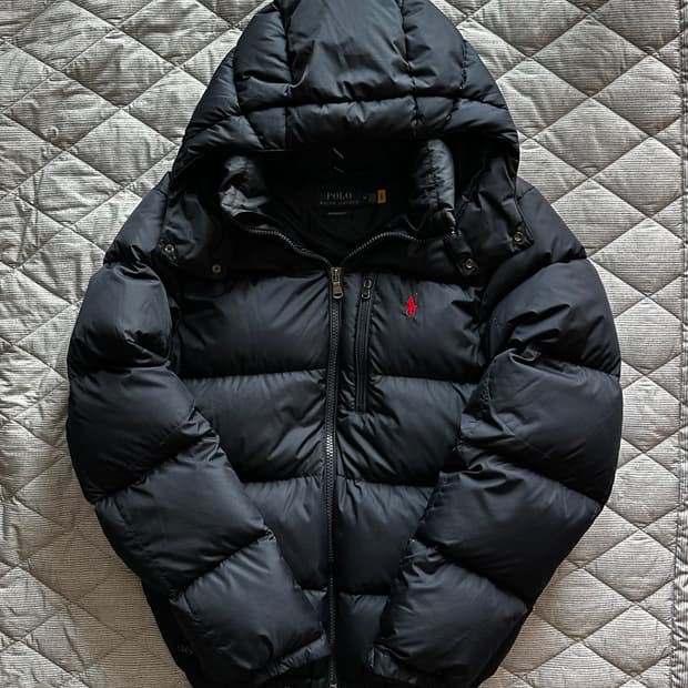 폴로 랄프로렌 발수 다운 패딩 M