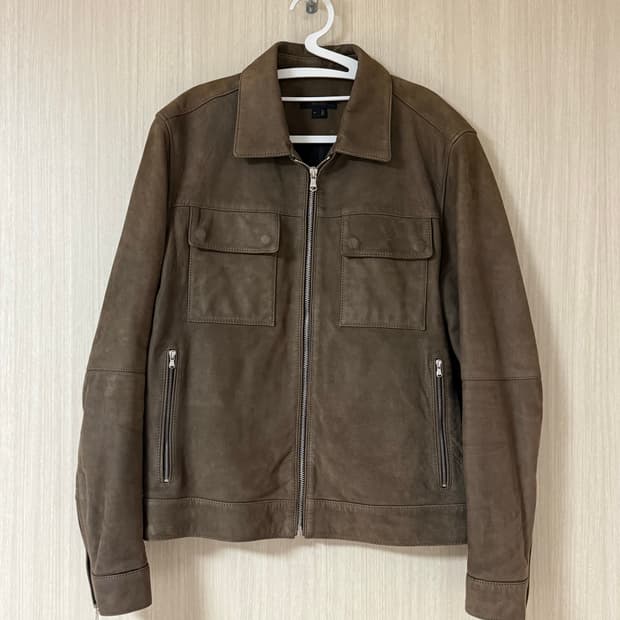 [m] 질스튜어트 스웨이드 양가죽자켓 브라운 