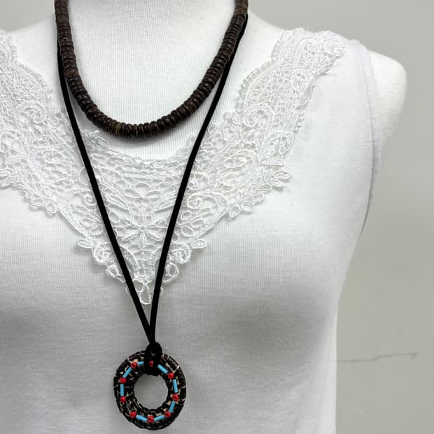 빈티지 보헤미안 히피 목걸이 세트