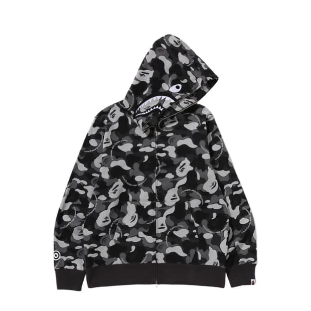 (M) 베이프 x  꼼데가르송 샤크 후드집업