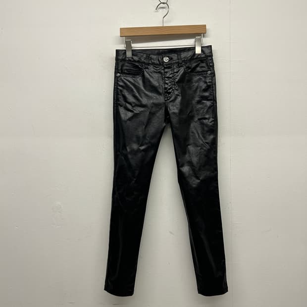 샤넬 코팅진 스키니핏 