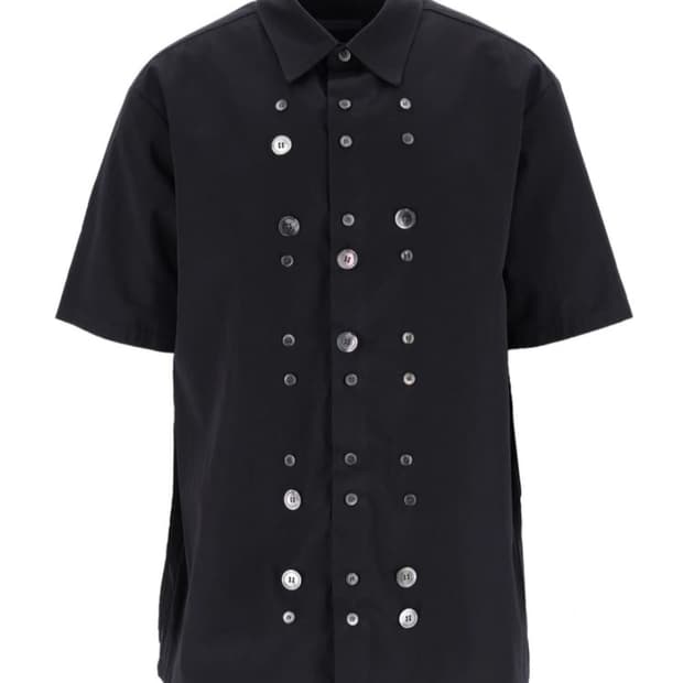 [1] Yosuk Bless me button shirts(Black)