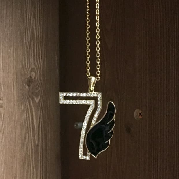 갸루 날개7 골드목걸이