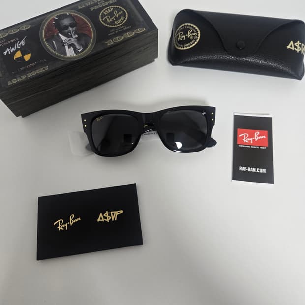 레이벤 메가 웨이페어러 블랙 선글라스  제니선글라스
