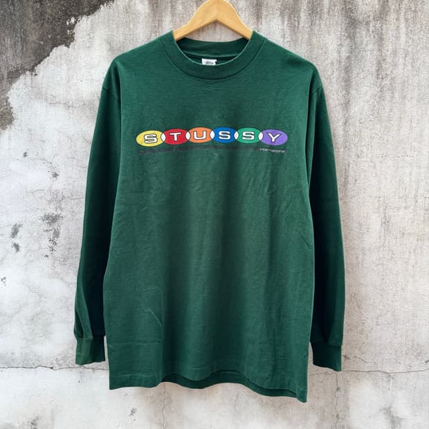 90s 스투시 롱슬리비
