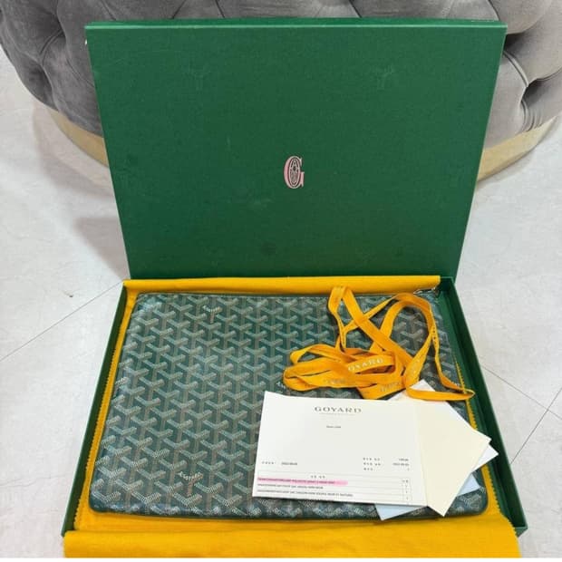 고야드 mgm 그린 클러치