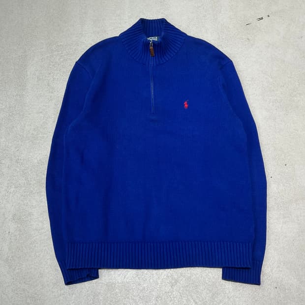 폴로 랄프로렌 반집업니트 s10689