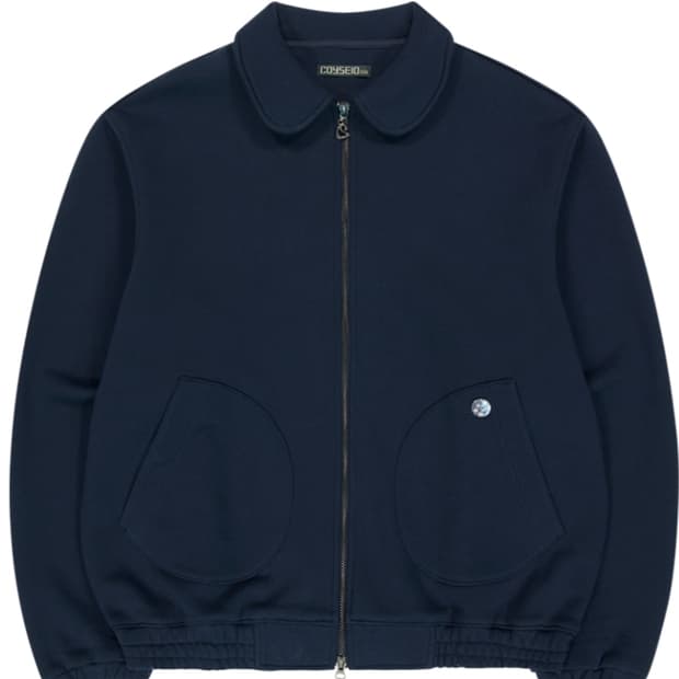 코이세이오 038 라운드 트랙 집업 네이비