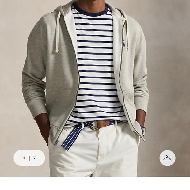 폴로 랄프로렌 플리스 풀 지퍼 후디