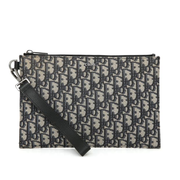 디올 오블리크 클러치 Dior Oblique A5 파우치 자카드