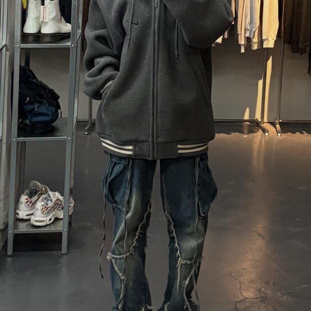 나이키 00s 올드스쿨 양털 후리스 자켓 A2226