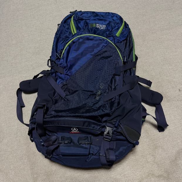 코오롱스포츠 ATTACK 40 등산 백팩