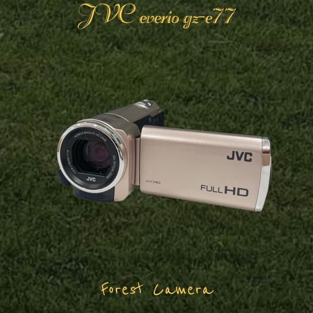 (셀카)JVC gz-e77 디지털캠코더 빈티지캠코더 디카
