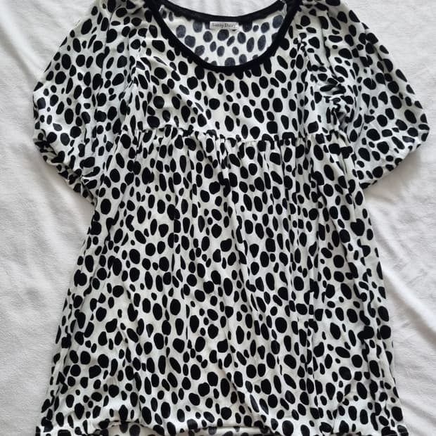 빈티지 긱시크 오리엔탈 패턴 탑