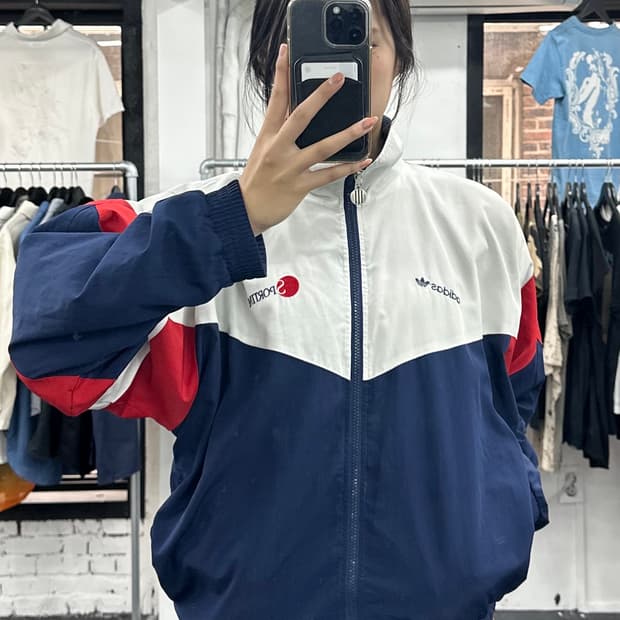 아디다스 90s 스포츠타임 올드스쿨 바람막이