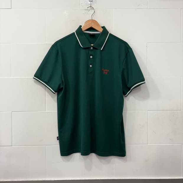 말본골프 버킷 아플리케 피케 반팔 티셔츠