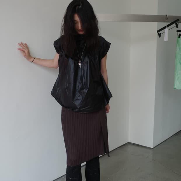 Pokofosca 미디스커트 브라운