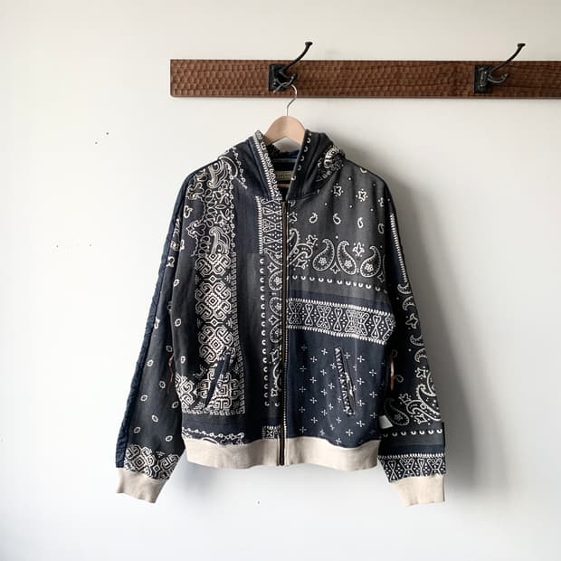 FLEECE BANDANA BIVOUAC HOODED BLOUSON